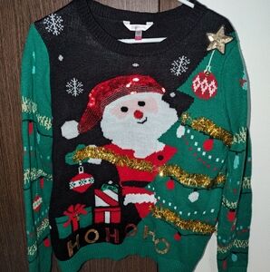 Ugly Christmas Sweater Women's XXL No Boundaries Never Worn